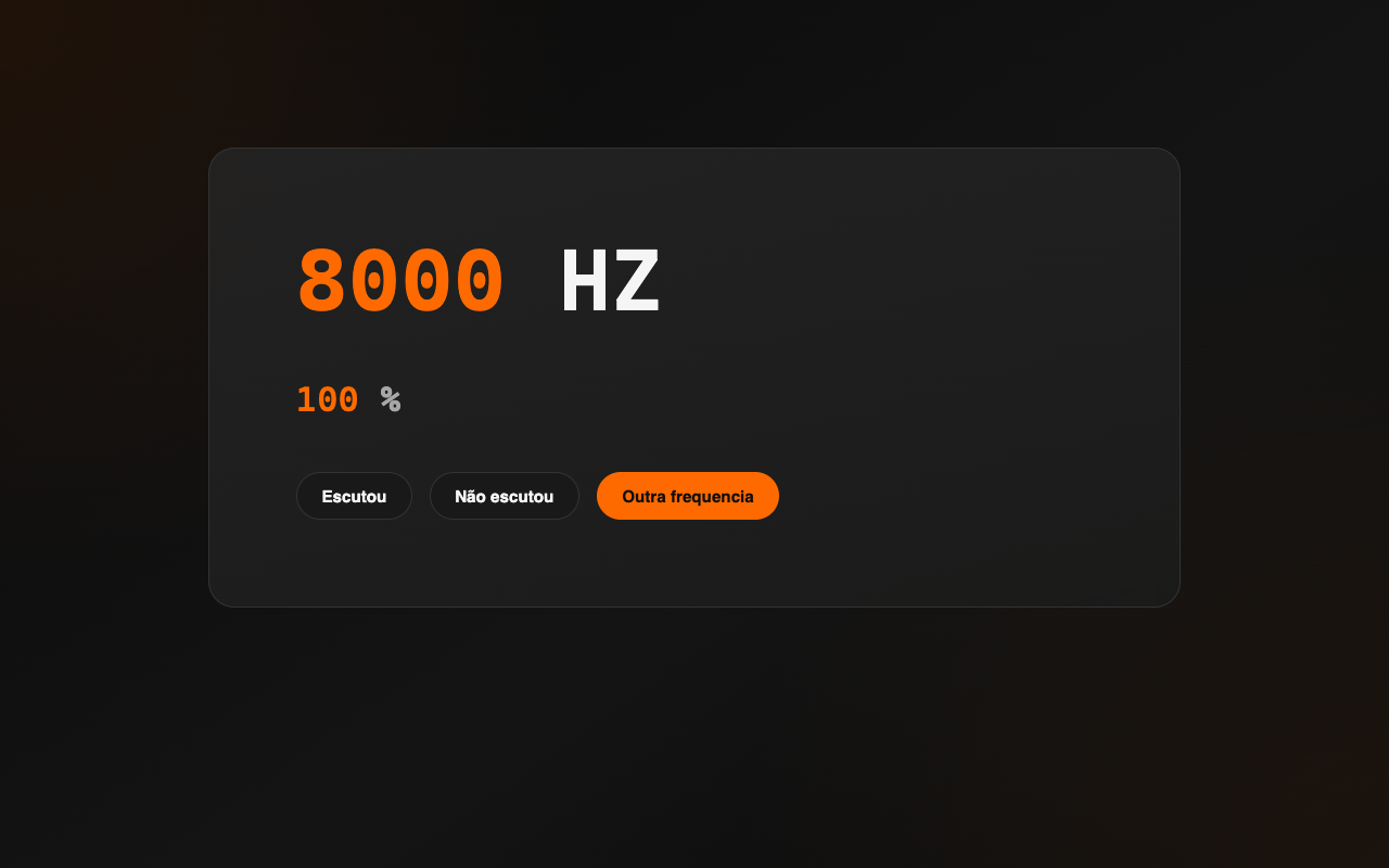Audiometria Tonal — screenshot