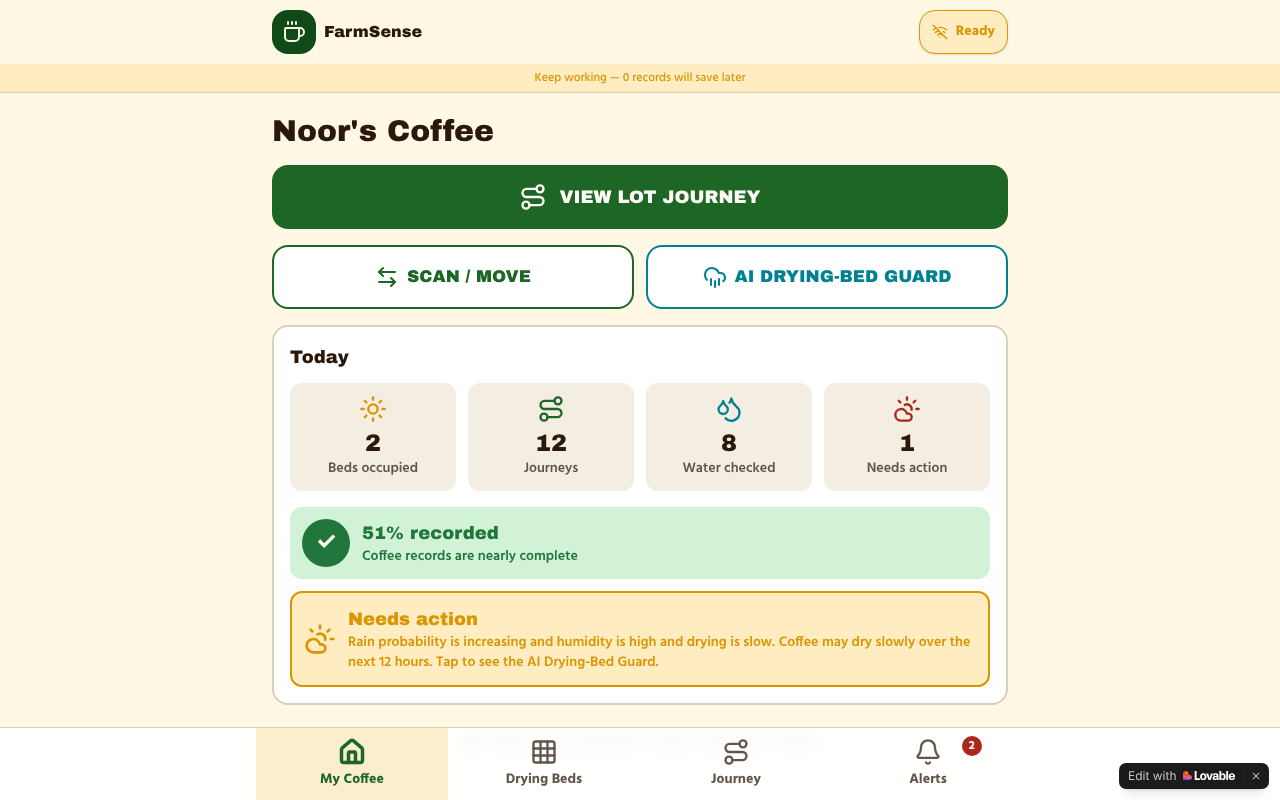 FarmSense — screenshot