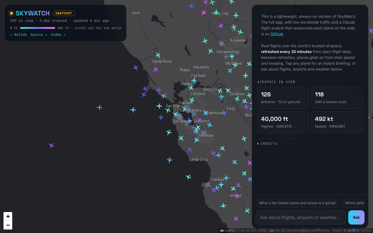 SkyWatch — screenshot