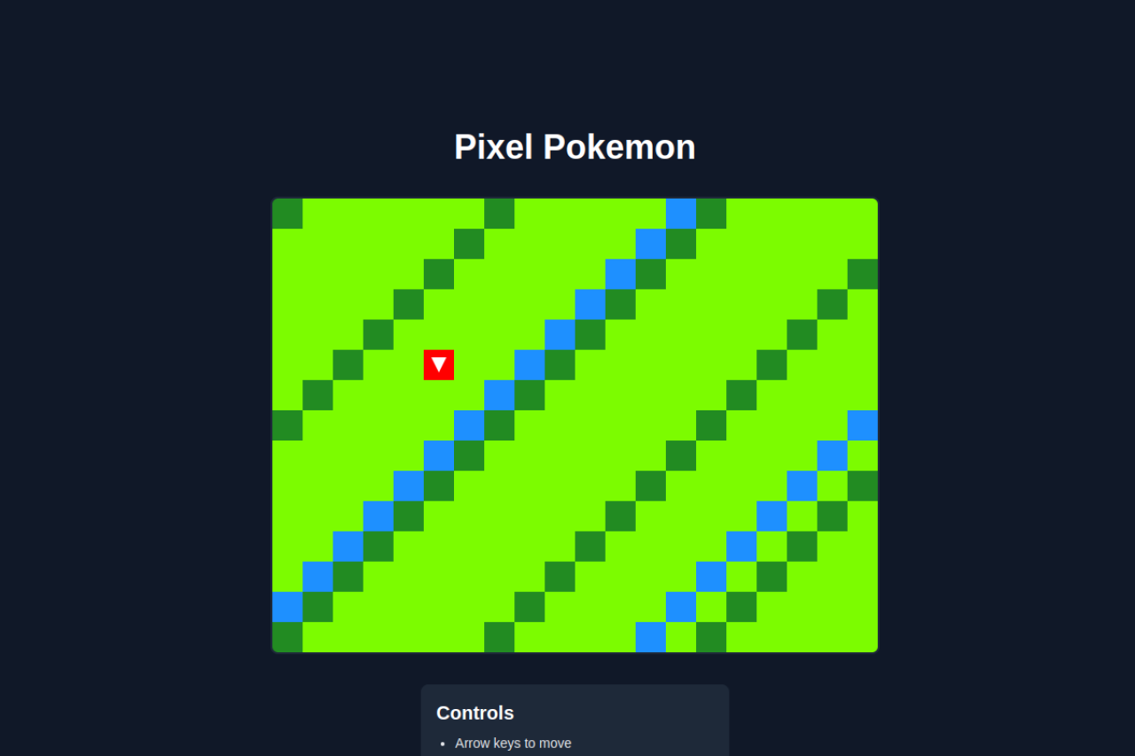 Pixel Pokemon screenshot