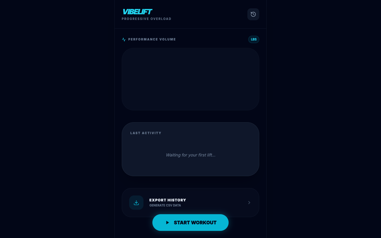VibeLift — screenshot
