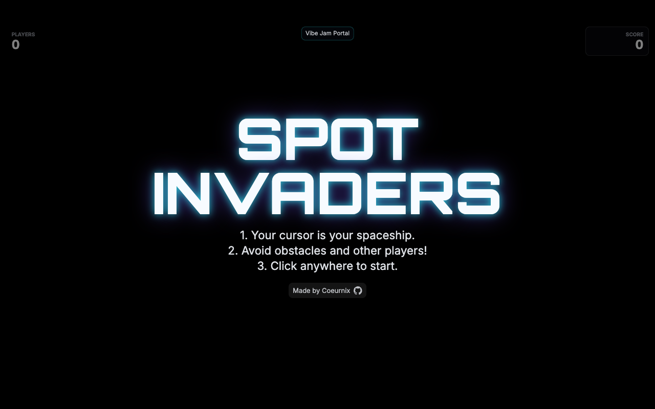 Spot Invaders — screenshot