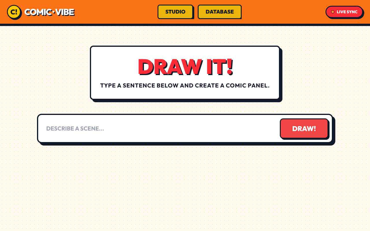 Comic Vibe — screenshot