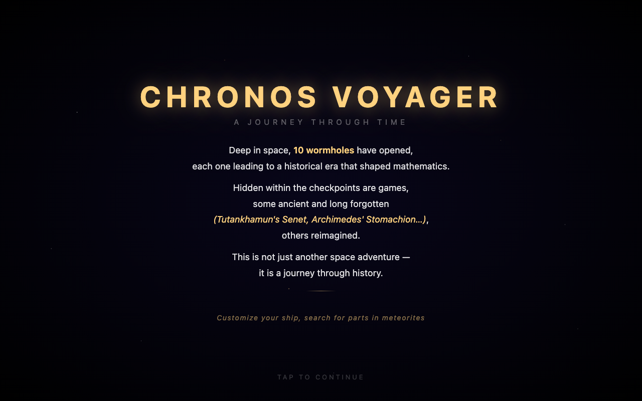 Chronos Voyager — screenshot
