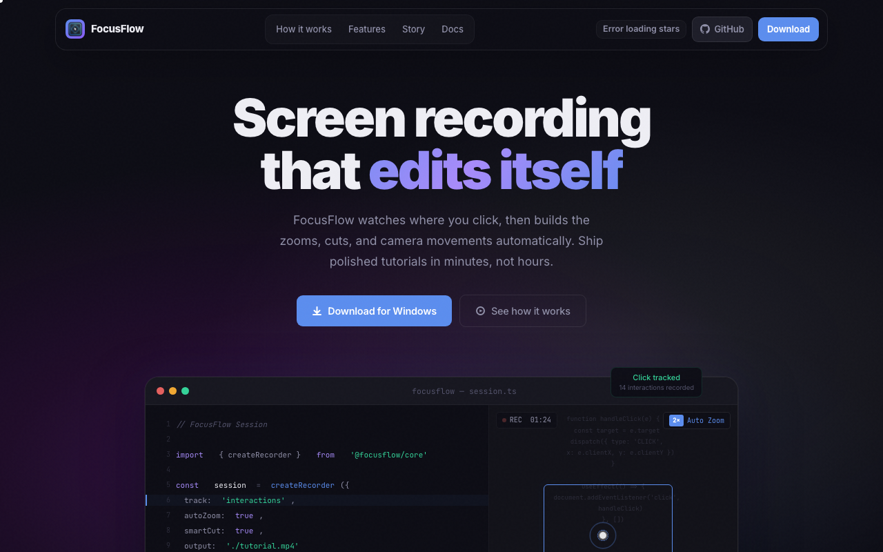 FocusFlow — screenshot