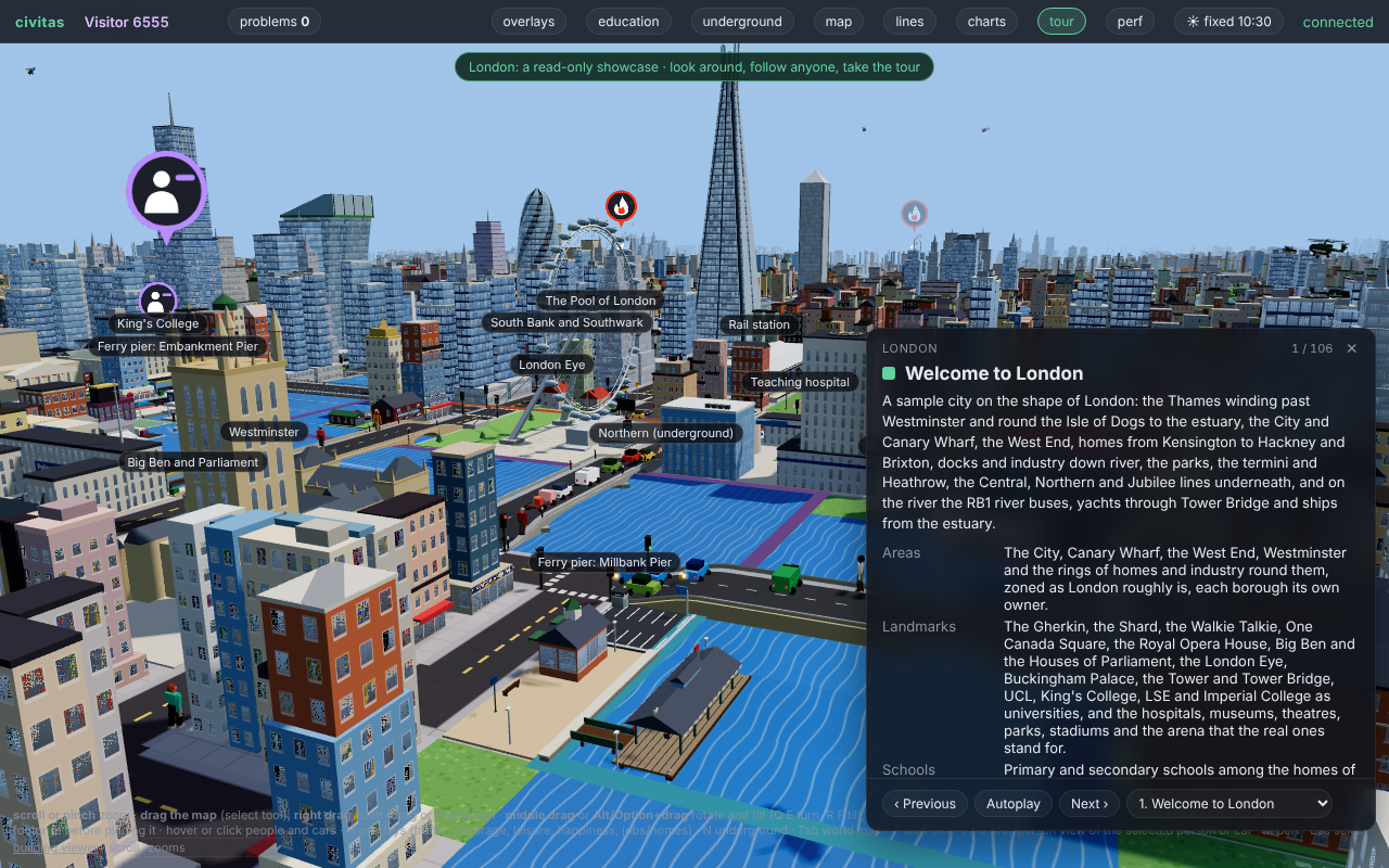 Civitas — screenshot