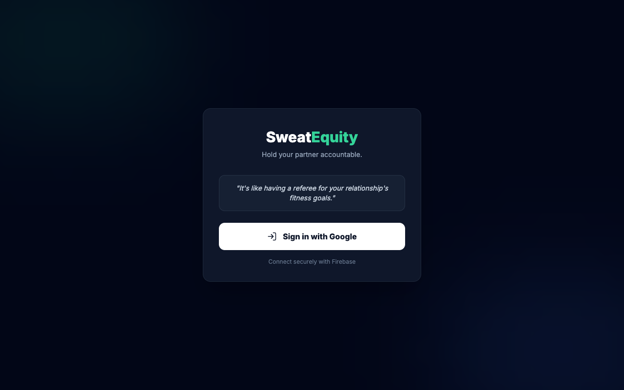 SweatEquity — screenshot