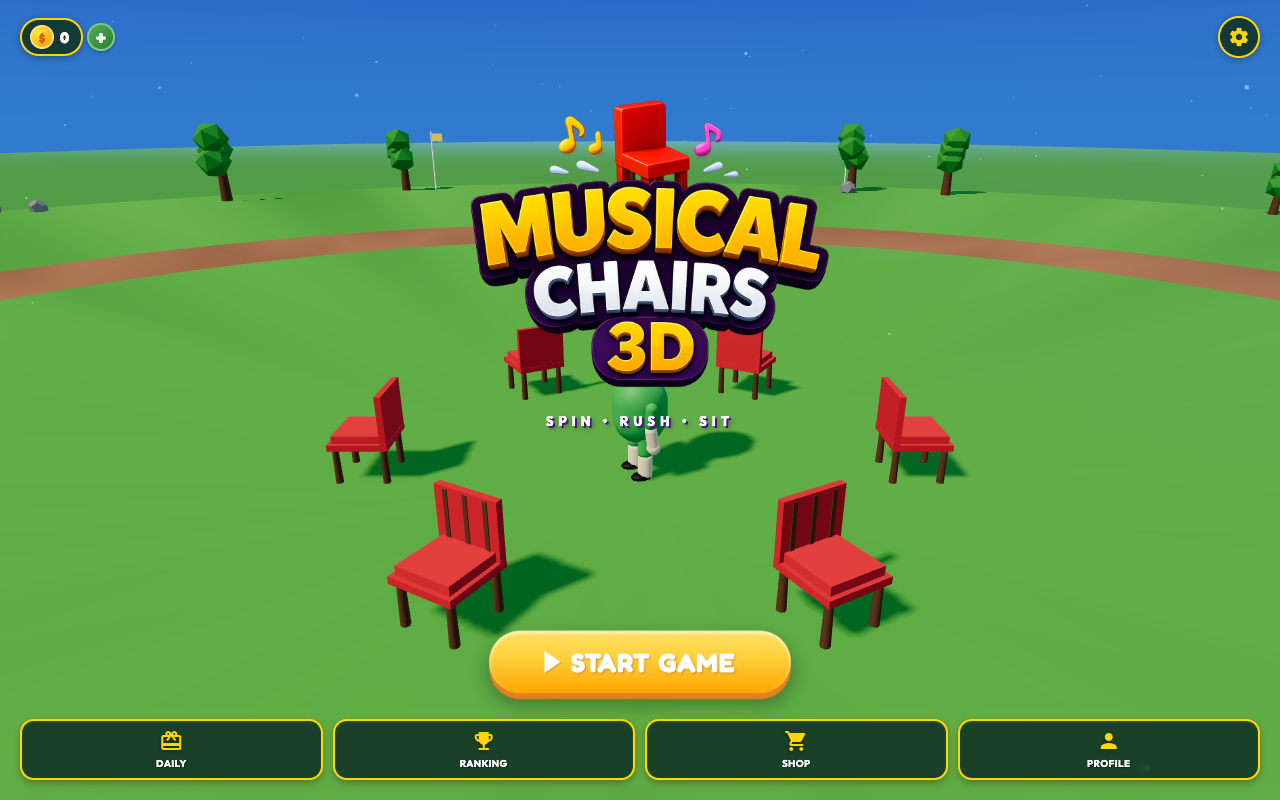Musical Chairs 3D — screenshot