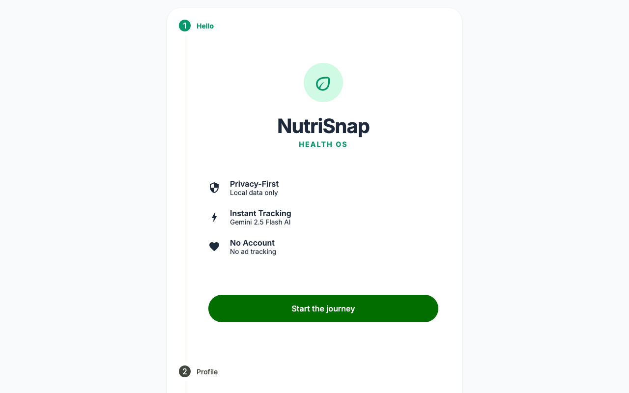 NutriSnap — screenshot