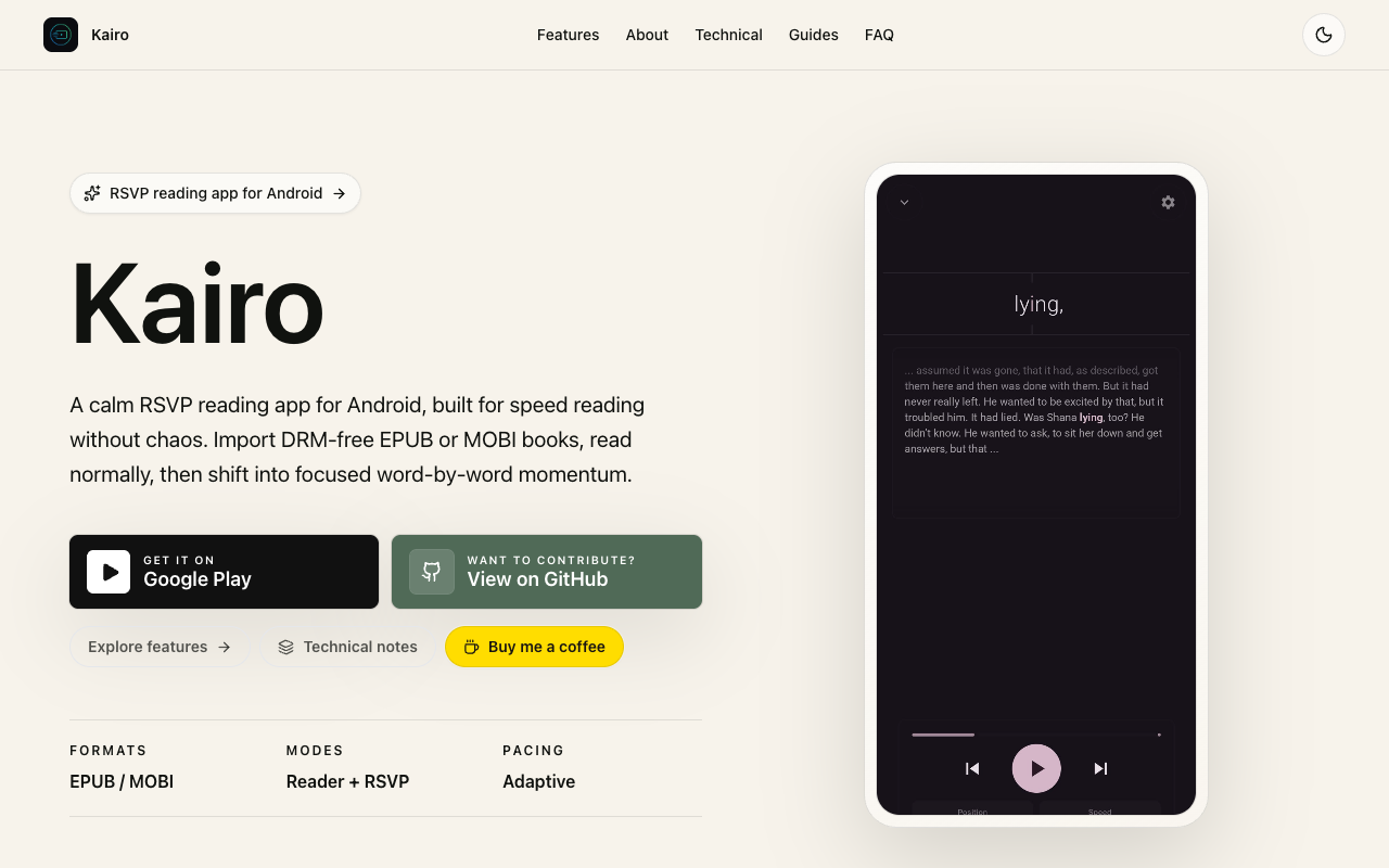 Kairo — screenshot