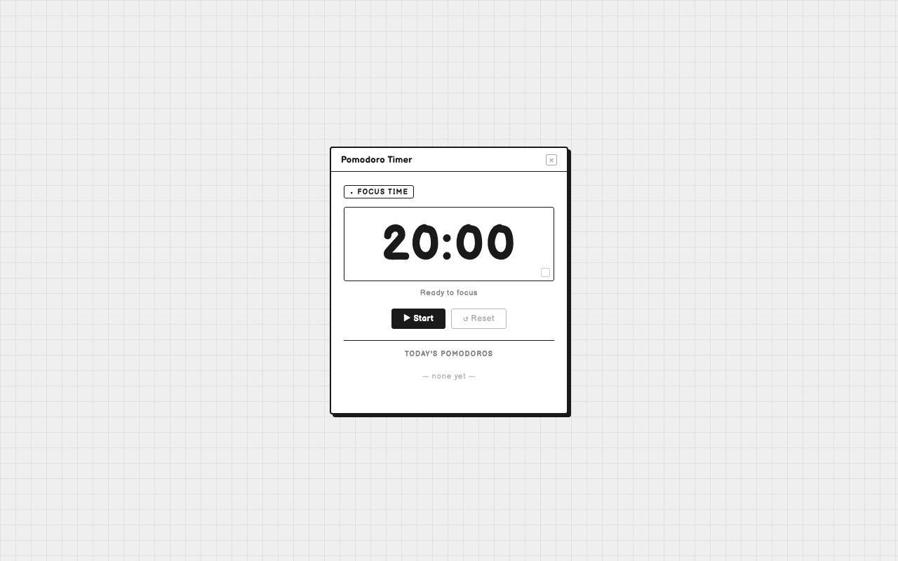Pomodoro — screenshot
