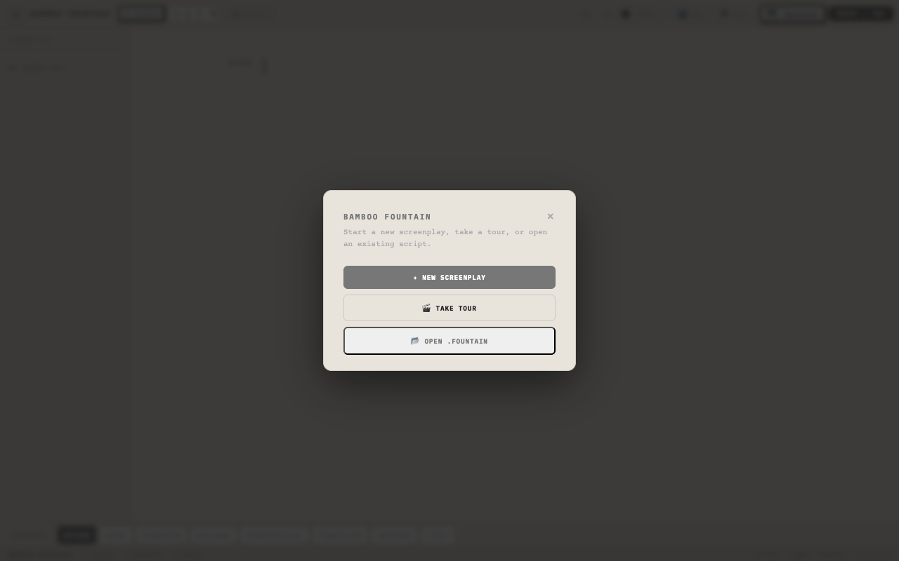 Bamboo Fountain — screenshot