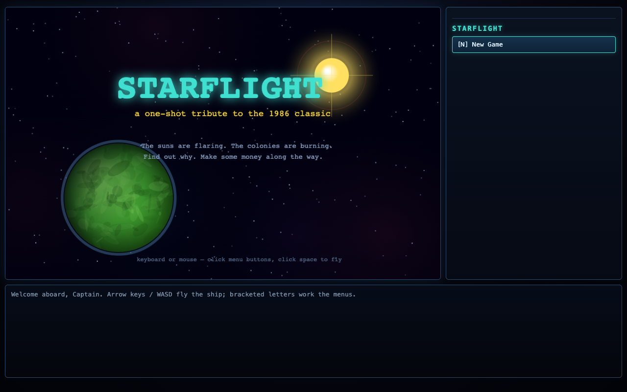 Starflight: a 1986 tribute — screenshot