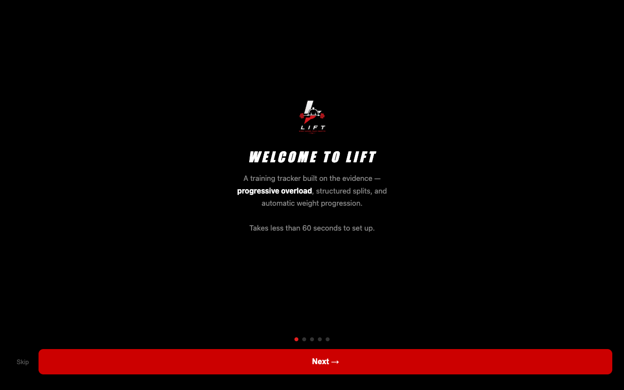 LIFT — screenshot