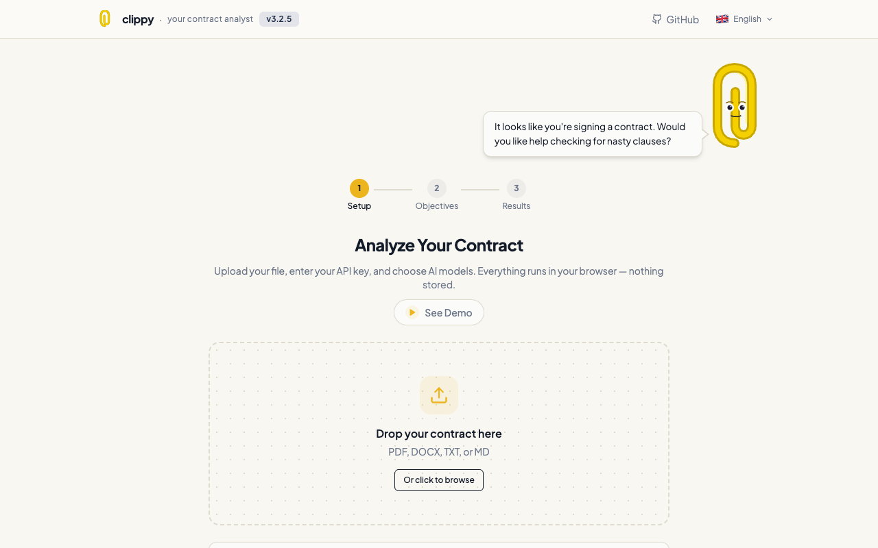 Clippy — screenshot