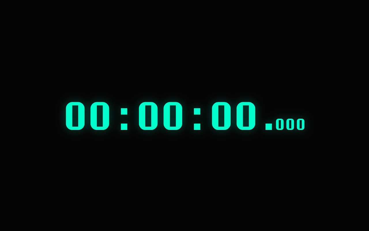 Futuristic Timer — screenshot
