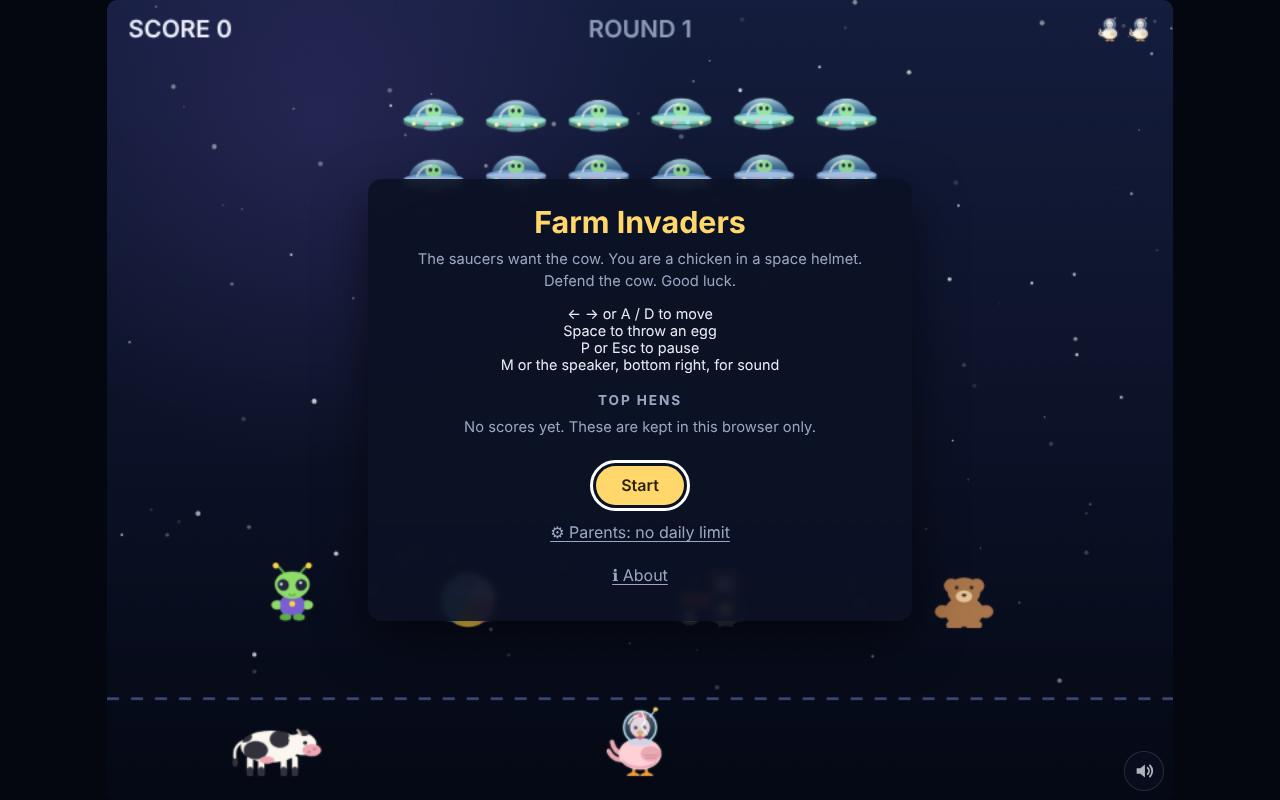Farm Invaders — screenshot