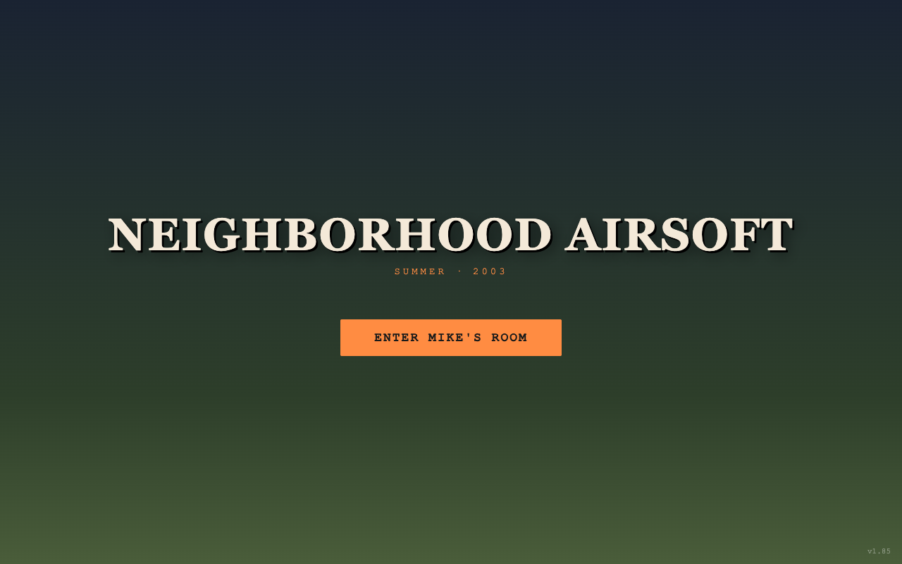 Neighborhood Airsoft — screenshot