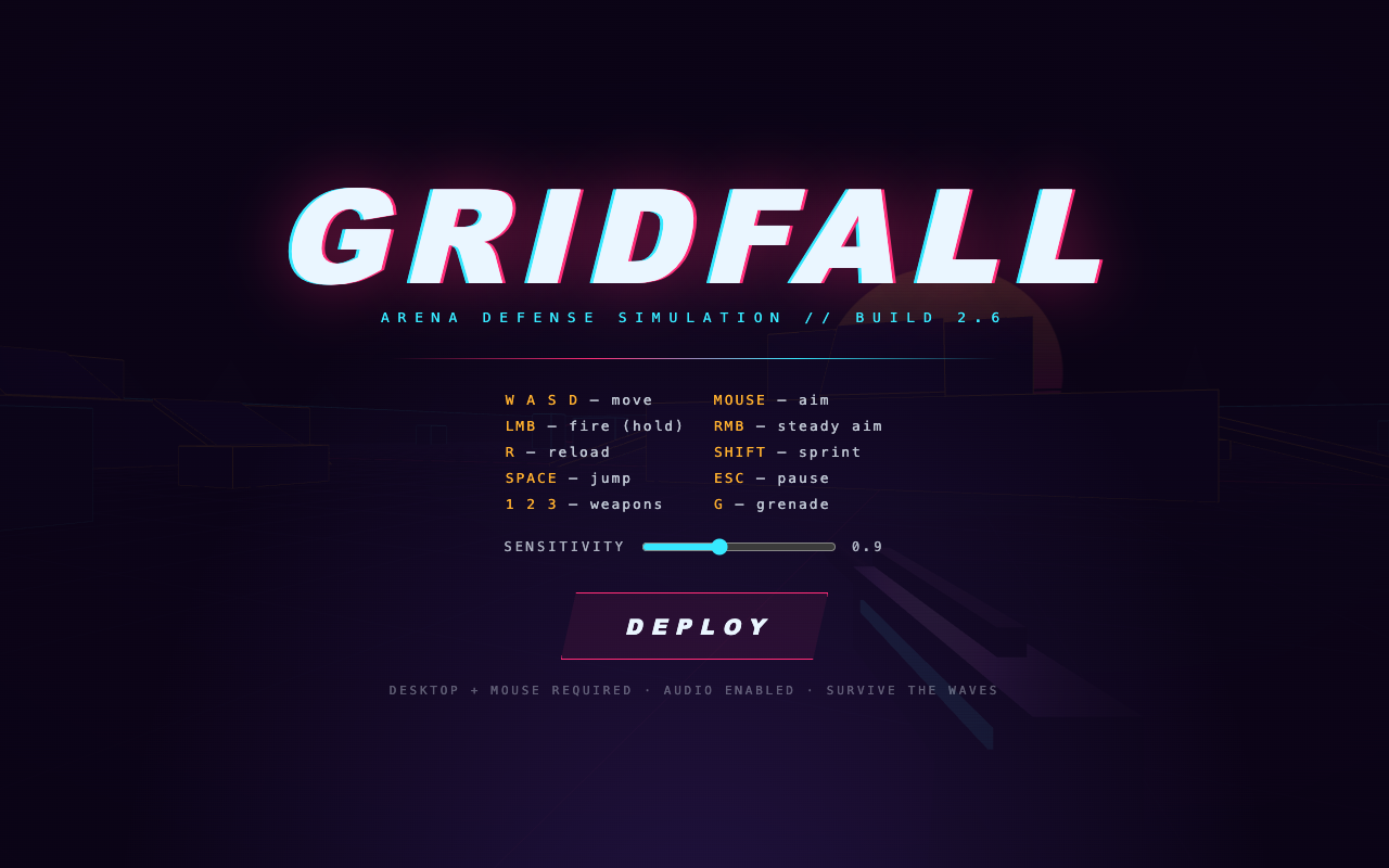 Gridfall — screenshot