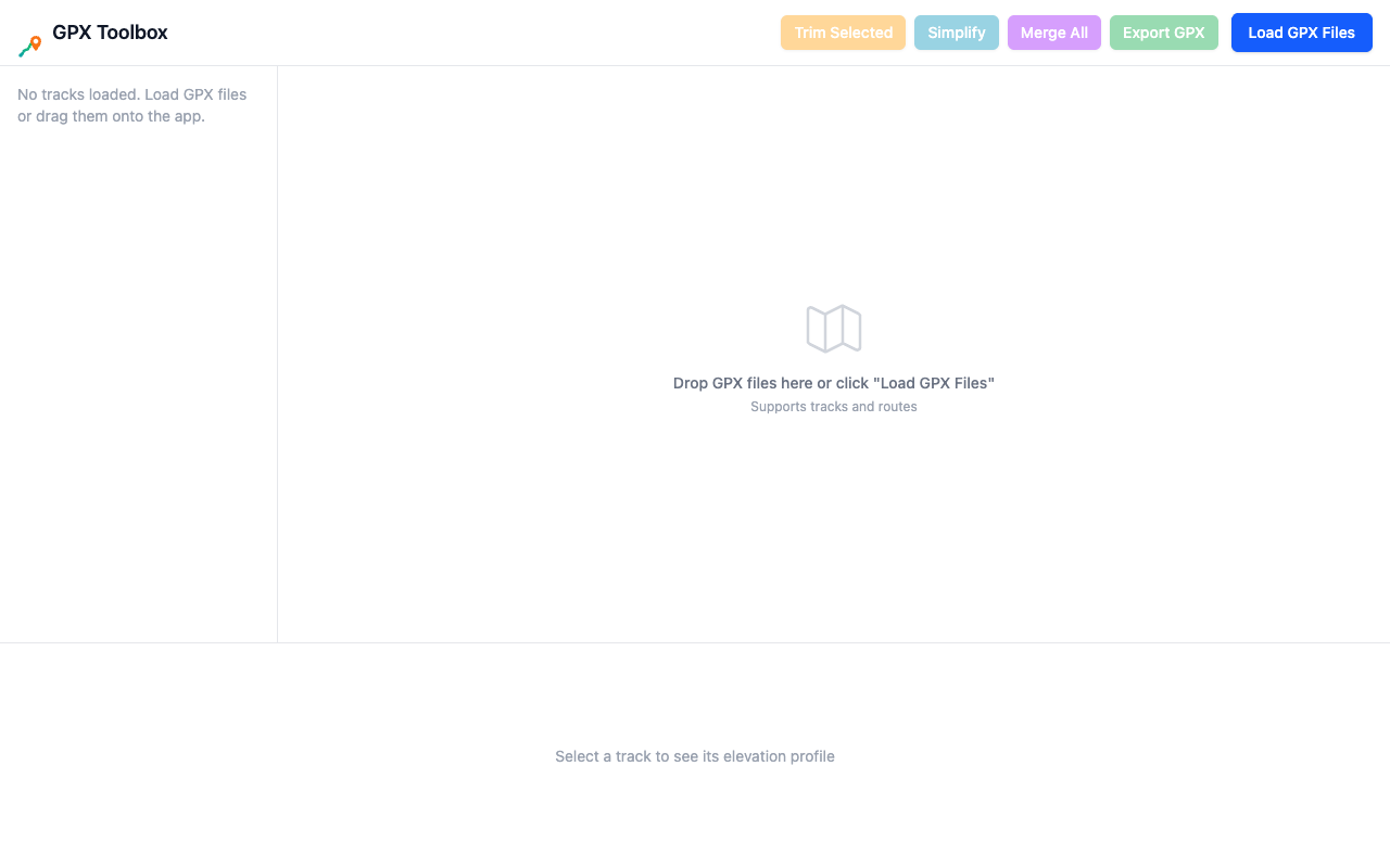 GPX Toolbox — screenshot