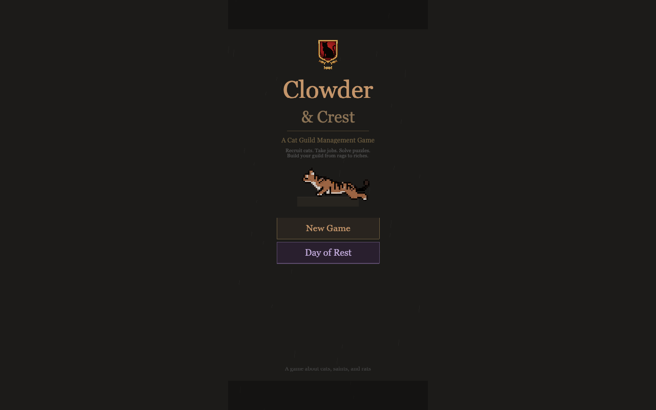Clowder & Crest — screenshot