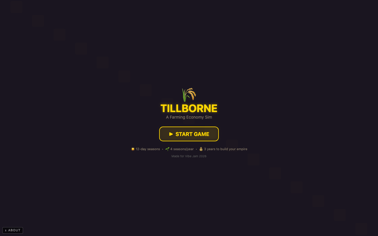 Tillborne — screenshot