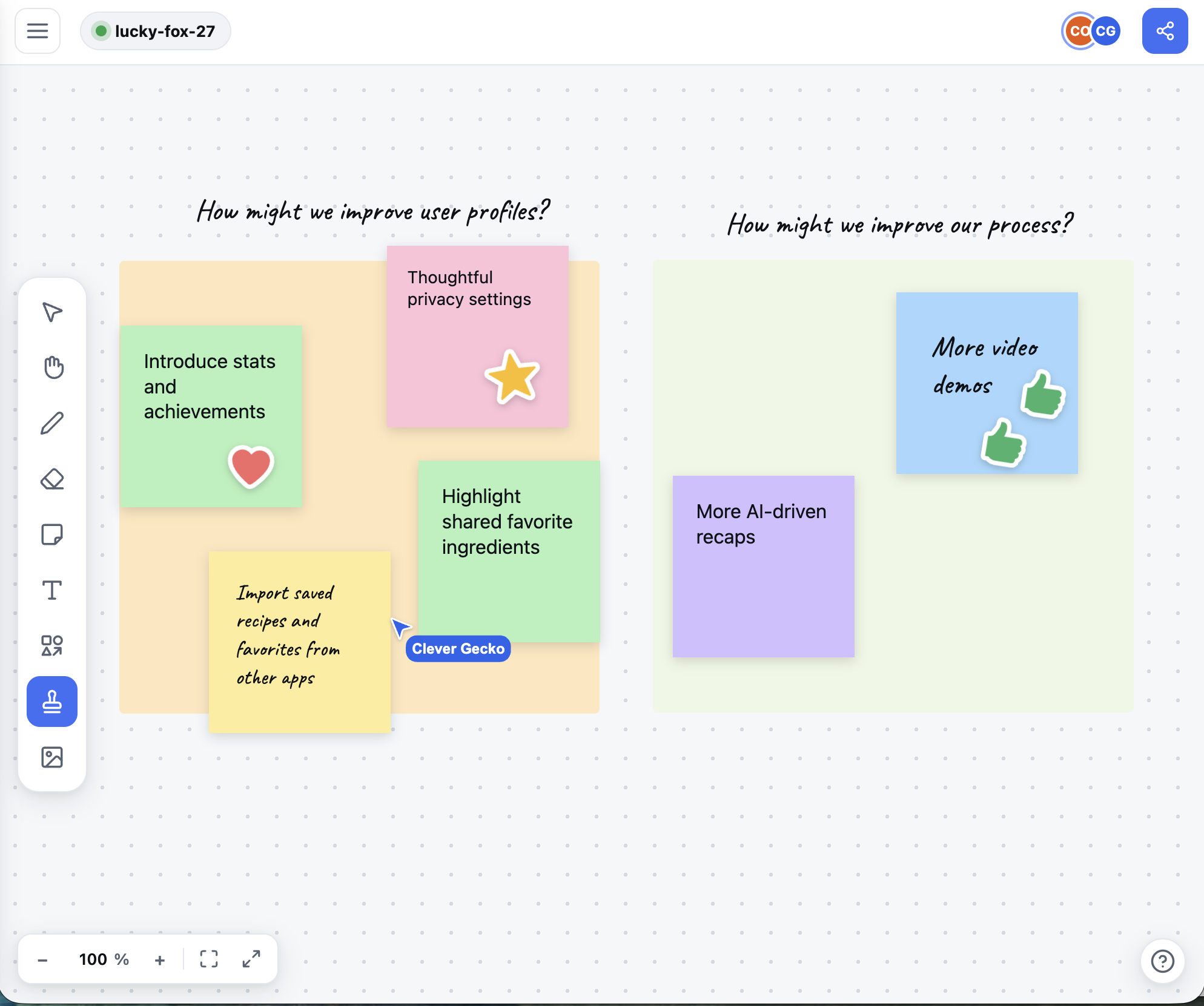 Komuboard — screenshot